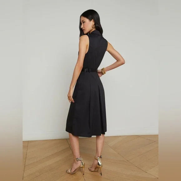 L'AGENCE Kylo Poplin Shirt Dress, Size 4, $450